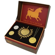 Fallout New Vegas Caesars Favours Set Enamel Pin Figure Coin Collectibles - £95.69 GBP