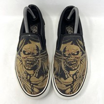 Vans x Iron Maiden Men’s Classic Slip On Sz 9 Piece Of Mind Bruce Dickin... - $79.15