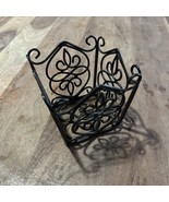 40400 Southern Living ROSEDALE PLANT HOLDER Decorative Wire Basket ~SMALL~ - €9,96 EUR