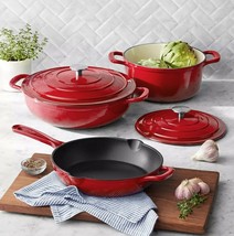 5-Piece Enamel Cast Iron Set - $199.00