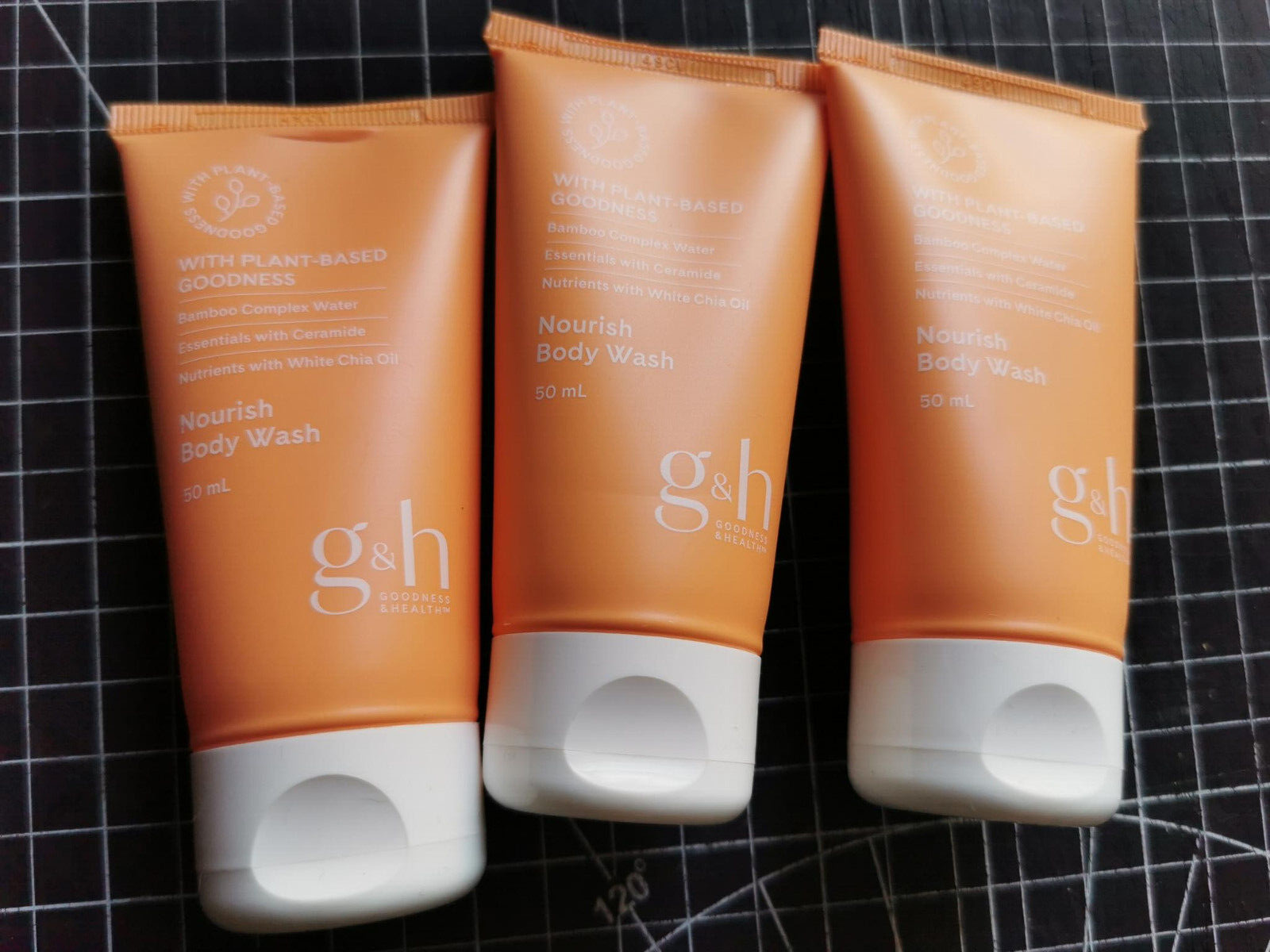 3 Pack Amway G&amp;H Nourish Body Wash (50 ML) Travel Size - $6.64