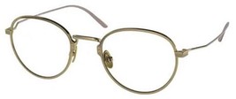 PRADA 0PR 50YV 06Q1O1 48 Eyeglasses Eye Glasses 06Q1O148 GOLD Authentic New 48mm - $189.98