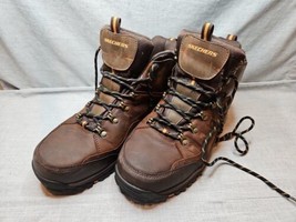 Skechers Relment Traven Men&#39;s Outdoor Boot, Brown, Size 9 Waterproof Hiker 65529 - £22.40 GBP