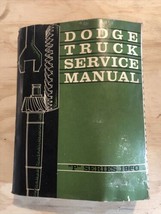 1960 Dodge Ram Truck Shop Service Repair Manual Engine Drivetrain Electr... - £22.02 GBP