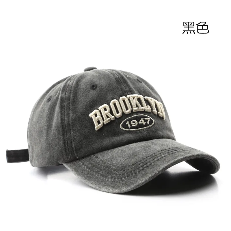 High Quality Fashion Letter Snapback Cotton Baseball Cap Men Women Hip Hop Dad   - £85.04 GBP