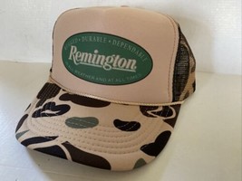 Vintage Remington Guns Hat Gun Trucker Hat camo Hunting hat - £13.75 GBP