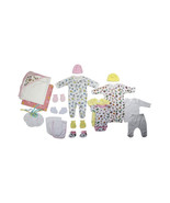 Bambini LS-0029 Newborn Baby Girl Layette Set, White Pink - Newborn - €65,04 EUR