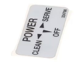 Fits Stoelting 324798 Decal, Clean/Off/Serve for 217-109G, 217-18G, 217-... - $44.70