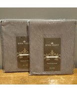 2 JCP Royal Velvet Crushed Voile Rod-Pocket Sheer Panels 50&quot; x 84” Soft ... - €34,10 EUR