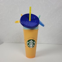 Starbucks Summer Pride Color Changing Tumbler Cup 24oz Reusable Set of 4 - £13.12 GBP