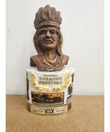 Vintage National Tobacco Festival Jim Beam Decanter with Chief Bust 1973... - $14.80