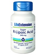 4 BOTTLES SALE Life Extension Super R-Lipoic Acid antioxidant 60 veg caps - £77.90 GBP