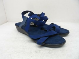 Browns Landing Women&#39;s Slip-On Taylor Casual Sandals Blue Size 9.5M - $21.37