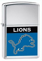 Zippo Lighter - 2006 NFL Vintage Detroit Lions High Polish Chrome - 22649 - $30.95