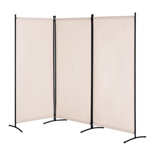 VEVOR Room Divider, 3 Panel Room Divider, Folding Privacy Screen and Portable Pa - $109.13