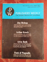Publishers Weekly Book Industry Journal Magazine April 29 1968 &quot;Adam Smith&quot; - £12.94 GBP