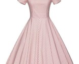 Gown Town Womens Retro Party Swing Rockabilly Stretchy Dress Pin Up sz S... - $24.71