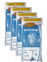 28 Royal Type R Allergy Vacuum BAG + Filter, Procision Ry, Canister Vacu... - $1,047.40 MXN