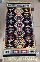 NEW ALBANIA KOSOVA ARTISAN KILIM CARPET RUG-MULTICOLOR DESIGN RUG-60 CM ... - $44.55