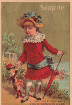 Victorian Girl Doll Soapine Kendall Mfg Co Providence Rhode Island RI Ad A43 - £8.13 GBP