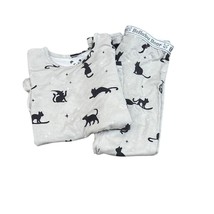 Bellabu Bear Black Cat Graphic Pajamas 2 piece L/S Size 3T - $446.64 MXN