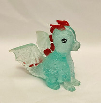 Cupid Dragon sparkly mint green figure Target Mystical Valentine&#39;s Anima... - $5.00