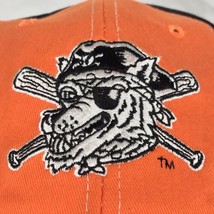 MILB ERIE SEA WOLVES Minor League Adjustable StrapBack Orange Black Vintage - $16.95