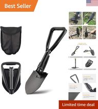 Portable Lightweight Camp Shovel with Nylon Carry Case - Outdoor Essential - $30.87