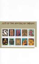 US Stamps/ Sheet/Postage Sct #3873 Art of American Indian MNH F-VF OG FV $3.70 - £3.79 GBP