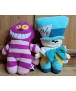 Disney Alice in Wonderland 12&quot; MAD HATTER &amp; CHESIHIRE Cat Pook-a-Looz Pl... - €28,34 EUR