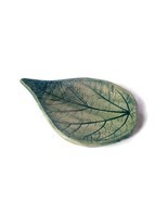 CERAMIC LEAF DISH, clay ring dish, unique birthday gifts for plant lovers - £30.37 GBP