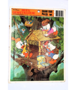 Vtg Whitman Disney Huey Dewey Louie 12 Piece Frame-Tray Puzzle 1981 - £14.24 GBP