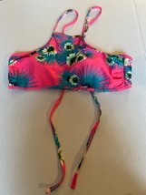 Xhilaration Pink Floral *Size XL* Lightly Padded Adjustable Straps Bralette - $11.29