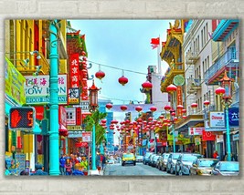 San Francisco Art, San Fran, Chinatown, Fine Art Photo on Metal, Canvas or Paper - £27.49 GBP+
