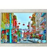 San Francisco Art, San Fran, Chinatown, Fine Art Photo on Metal, Canvas ... - £27.26 GBP+