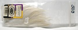 Wapsi Strung Rooster Saddles Fly Fishing Fly Tying White #503 - $4.70