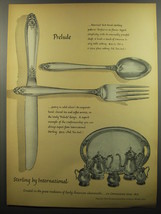 1953 International Prelude Sterling Silverware Advertisement - $18.49