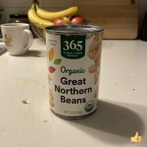 (1 Pack) Organic Great Northern Beans, 15.5 oz Can - $52.40 MXN