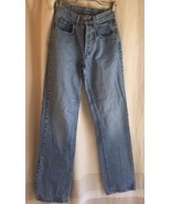 Womens lucky brand blue jeans buckle back button fly Size 4/27 - $29.65