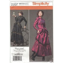 Simplicity 2207 Arkivestry Pattern Steampunk Victorian Jacket, Bustle, Skirt Cos - £9.63 GBP