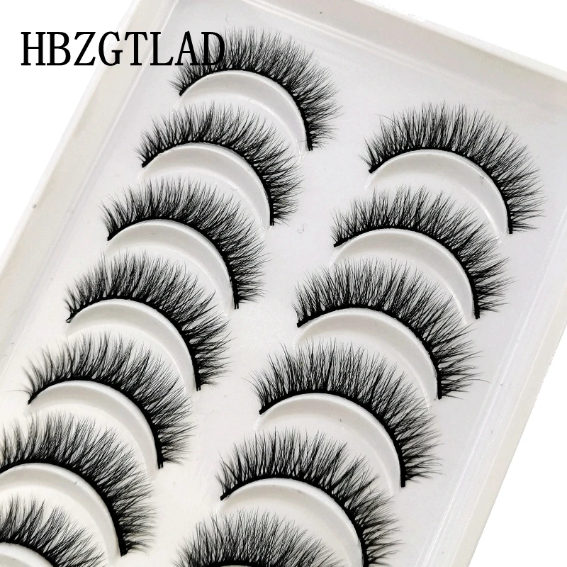 HBZGTLAD Wholesale 10 pairs Lashes Eyelashes cilios 3d Mink Lashes wholesale min - £18.78 GBP