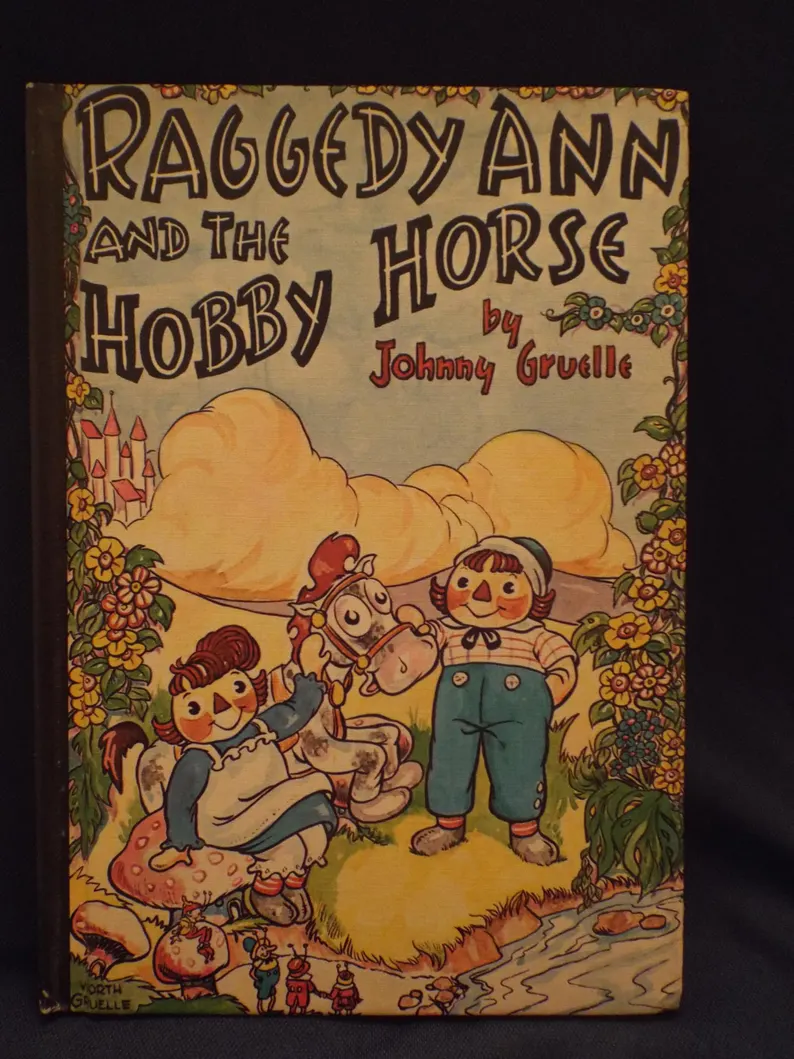 Vintage Raggedy Ann and the Hobby Horse H/C Book by Johnny Gruelle 1961  - £13.88 GBP