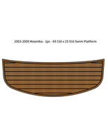2003-2009 Moomba 1pc-69 3/16 x 25 9/16Inch Swim Platform Boat EVA Teak F... - $384.32 CAD