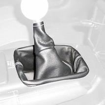 Shift Boot Compatible with Chevrolet Camaro 1993-96 Black Leather-Black ... - $33.05