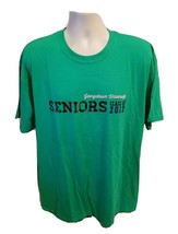 Georgetown University Hoyas NCAA Seniors Class of 2012 Adult Green XL TShirt - £11.67 GBP