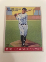  1933 Goudey Babe Ruth #144 *Reprint novelty baseball card. Yankees.  - £3.93 GBP