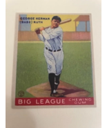  1933 Goudey Babe Ruth #144 *Reprint novelty baseball card. Yankees.  - $5.00