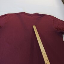 Carhartt K87 PRT Original Fit Crewneck Men’s Red Cotton T-Shirt Pocket Size 2XL  image 5