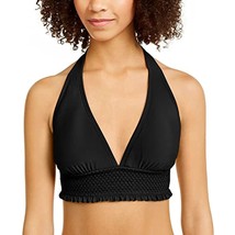 MSRP $78 Tommy Hilfiger Women&#39;s Detailed Bikini Top Black Size XS - £39.08 GBP