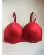 Victoria’s Secret Bra Very Sexy Strapless Pink &amp; Lace  32 DD Elastic Sides - $21.51 CAD